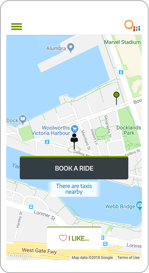 Booking App Screen